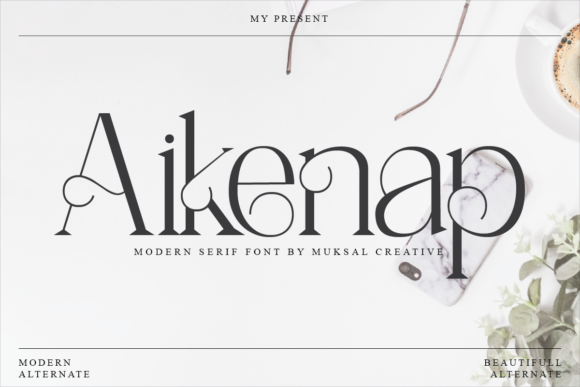 Aikenap: A Modern Serif Font That Elevates Brand Design