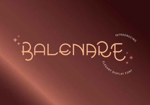 Balenare: A Modern Sans Serif Font for Branding Projects
