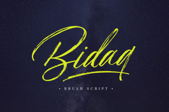Bidaq: A Handwritten Font for Modern Editorial Design