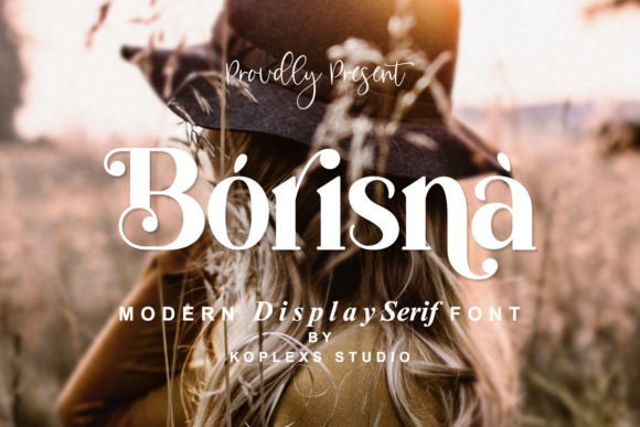 Borisna Serif Font for Handmade and Commercial Projects