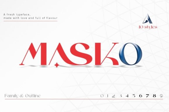 Bring Your Creations to Life with the Masko Font