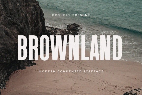 Brownland: A Modern Sans Serif Font for Branding Projects
