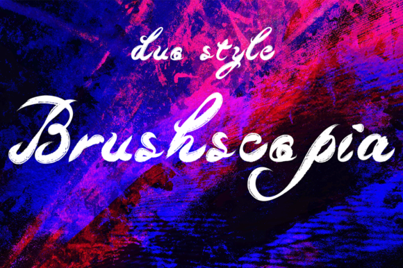 Brushscopia: A Script Font for Modern Branding and Design