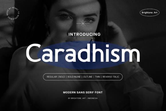 Caradhism: A Modern Sans Serif Font for Branding Projects