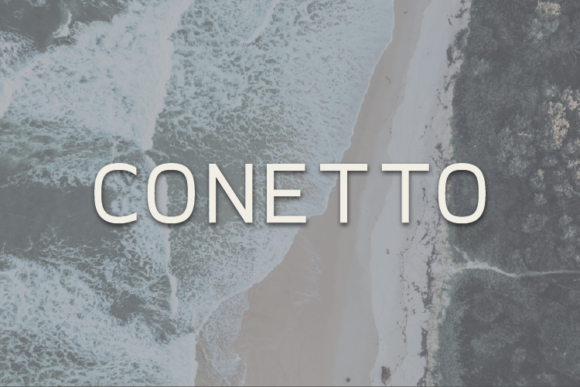 Conetto: A Modern Sans Serif Font for Editorial Design