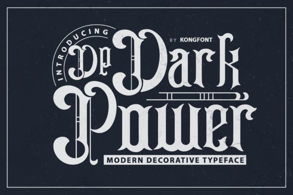 Dark Power Font Review: Playful Blackletter for Creative Brands
