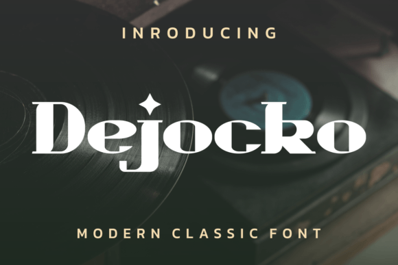 Dejocko: A Modern Serif Font for Editorial Projects
