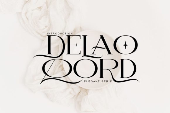 Delao Qord: A Luxurious Serif Font for Handmade Creations