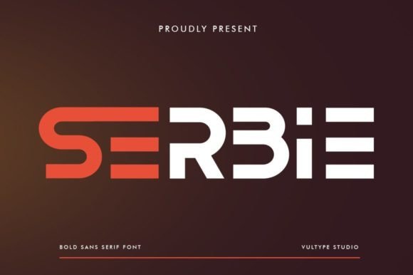 Discover Serbie – A Modern Sans Serif Font for Craft Creations