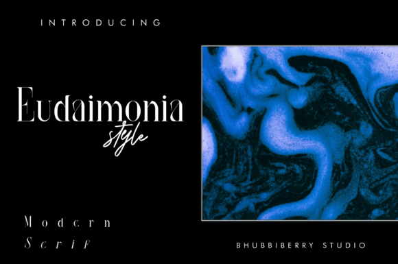 Eudaimonia: A Modern Serif Font for Branding Success
