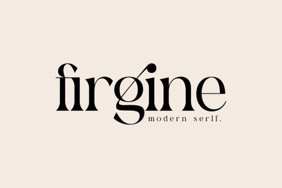 Firgine Serif Font for Modern Web Design