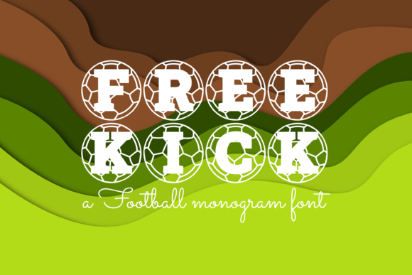 Free Kick: A Bold and Modern Decorative Font for Editorial Design