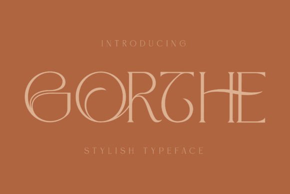 Gorthe: A Modern Serif Font with Classic Elegance