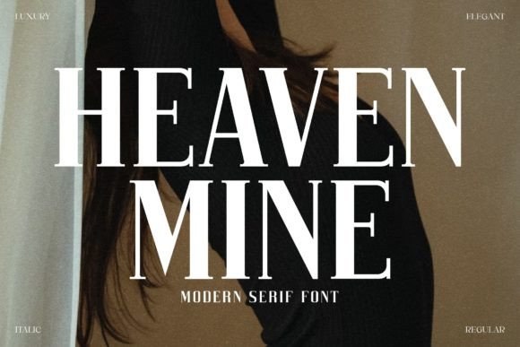 Heaven Mine Serif Font for Modern Branding