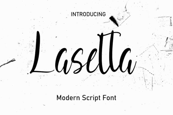 Lasetta: A Modern Script Font for Creative Branding