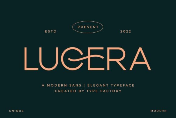 Lucera: A Modern Sans Serif Font for Branding Projects