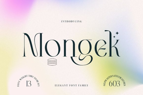 Mongek Serif Font for Modern Branding and Marketing