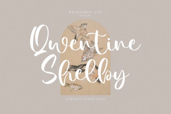 Qwentine Shelby Font for Handmade Creations