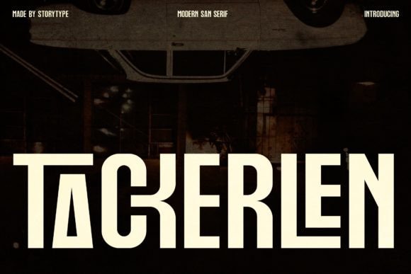 Tackerlen Serif Font for Handmade Creations