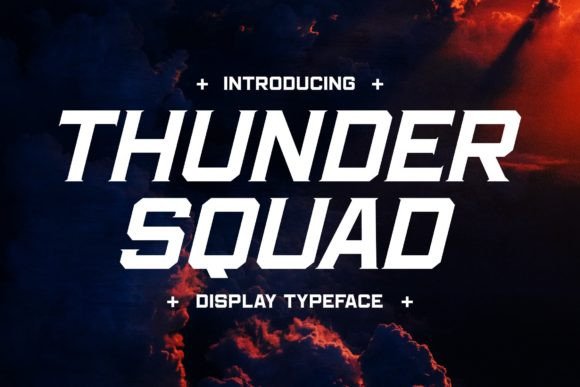 Thunder Squad: A Serif Font for Modern Branding