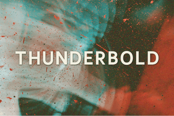 Thunderbold: A Modern Sans Serif Font for Bold Branding
